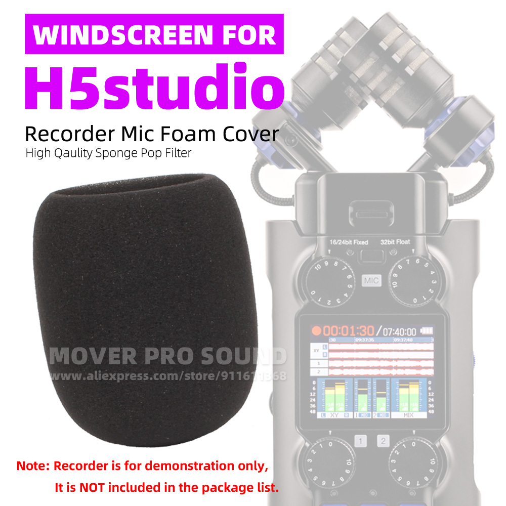 Recording Pop Filter - SnapVox Compatible avec ZOOM H5 STUDIO
