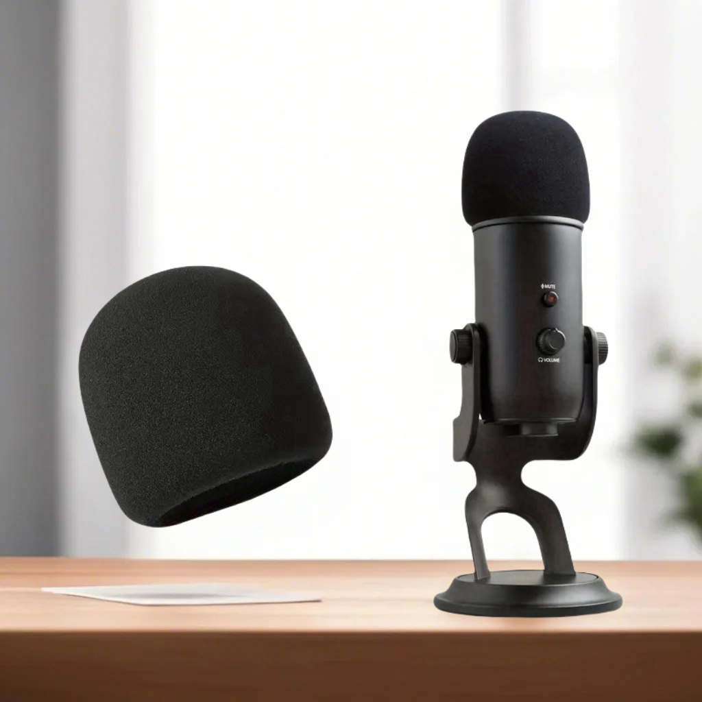 Recording Pop Filter - Housse en mousse éponge pour Microphone,