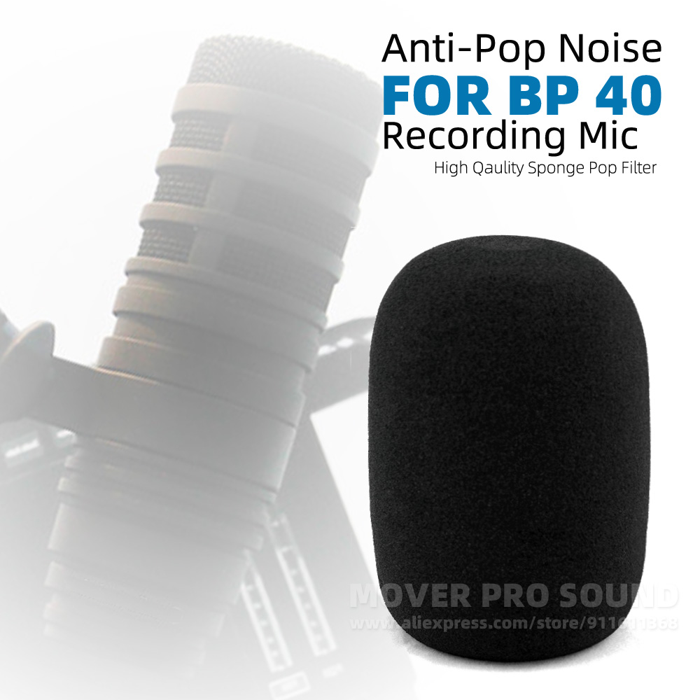 Recording Pop Filter - Pare-brise en éponge anti-bruit pour musicien