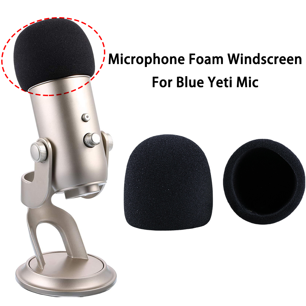 Recording Pop Filter - Housse en mousse éponge pour microphone,