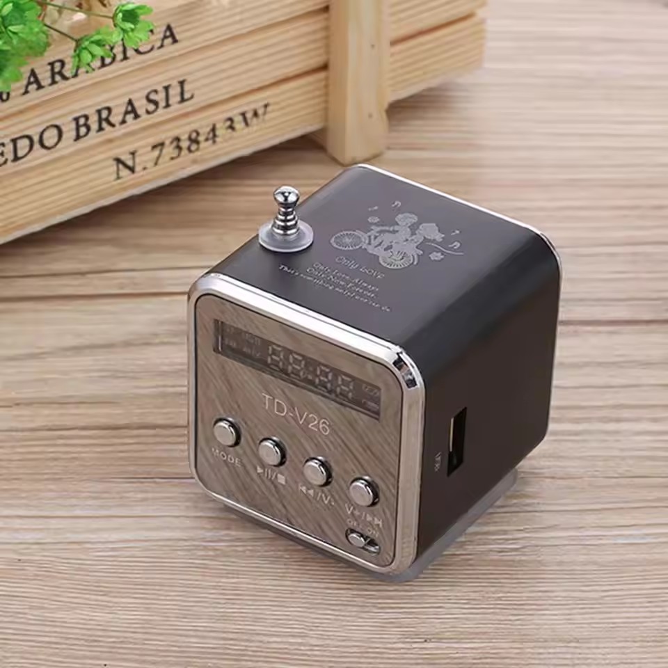 Audio Music System For Home - Haut-parleur Bluetooth sans fil radio FM,