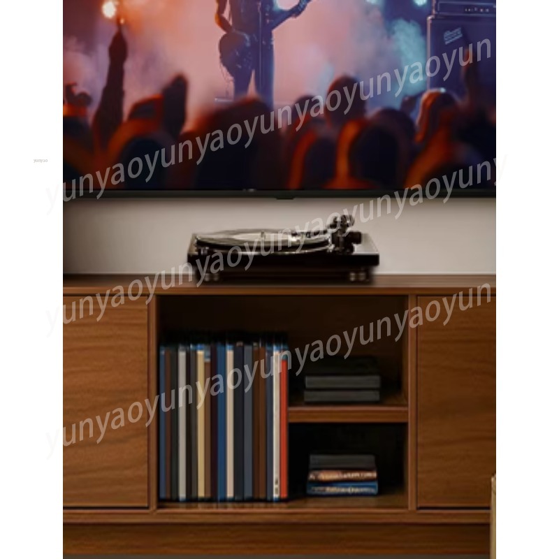 Audio Music System For Home - Tourne-disque vinyle Bluetooth avec haut-parleurs intégrés,