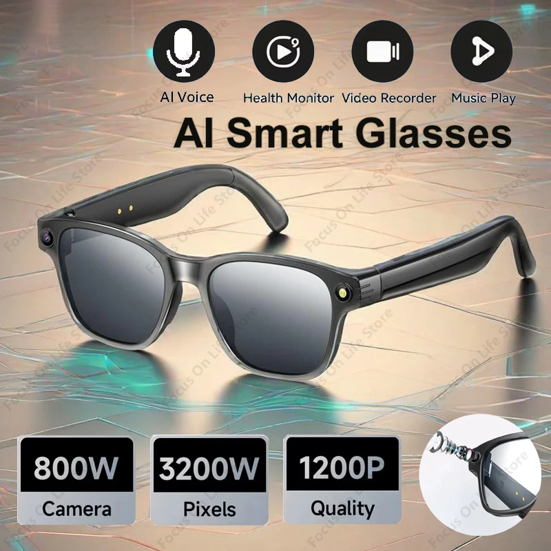 Audio Music To Video Ai - Lunettes Intelligentes IA avec Caméra 8