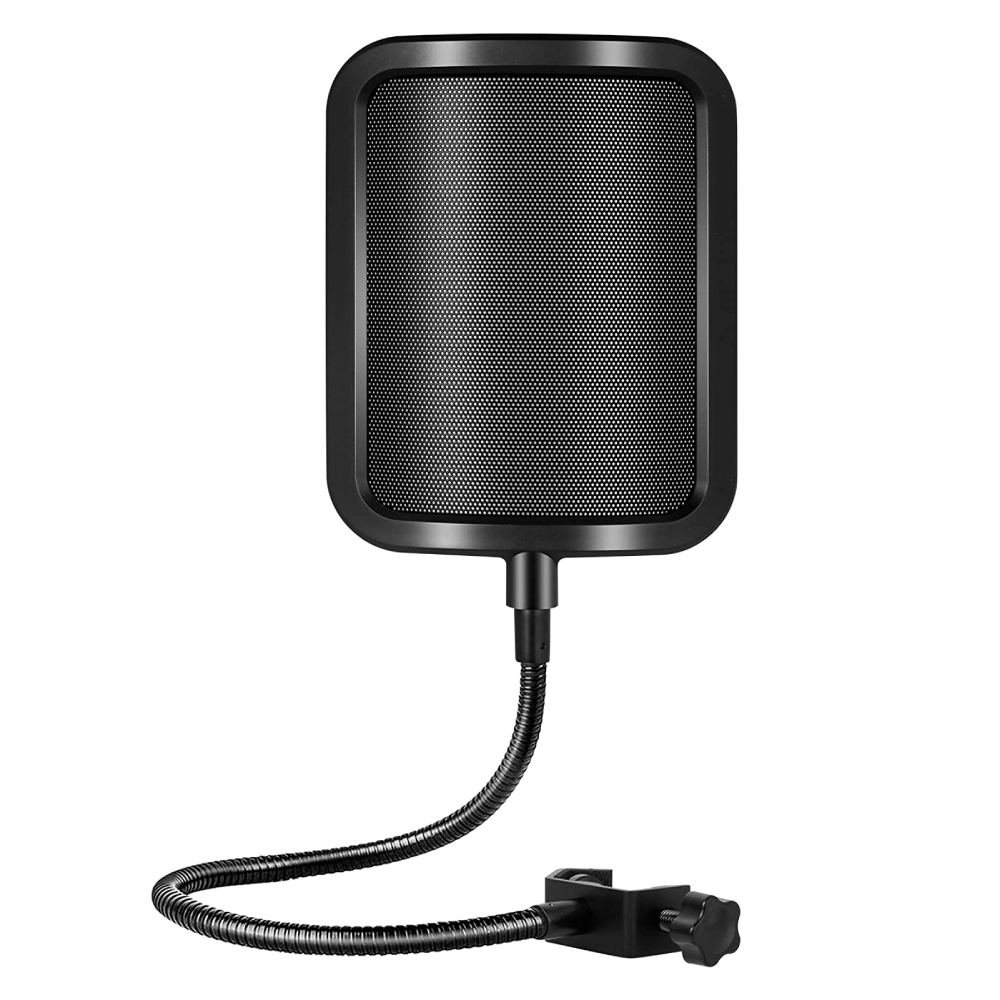 Recording Pop Filter - Filtre anti-pop en métal, Microphone universel,