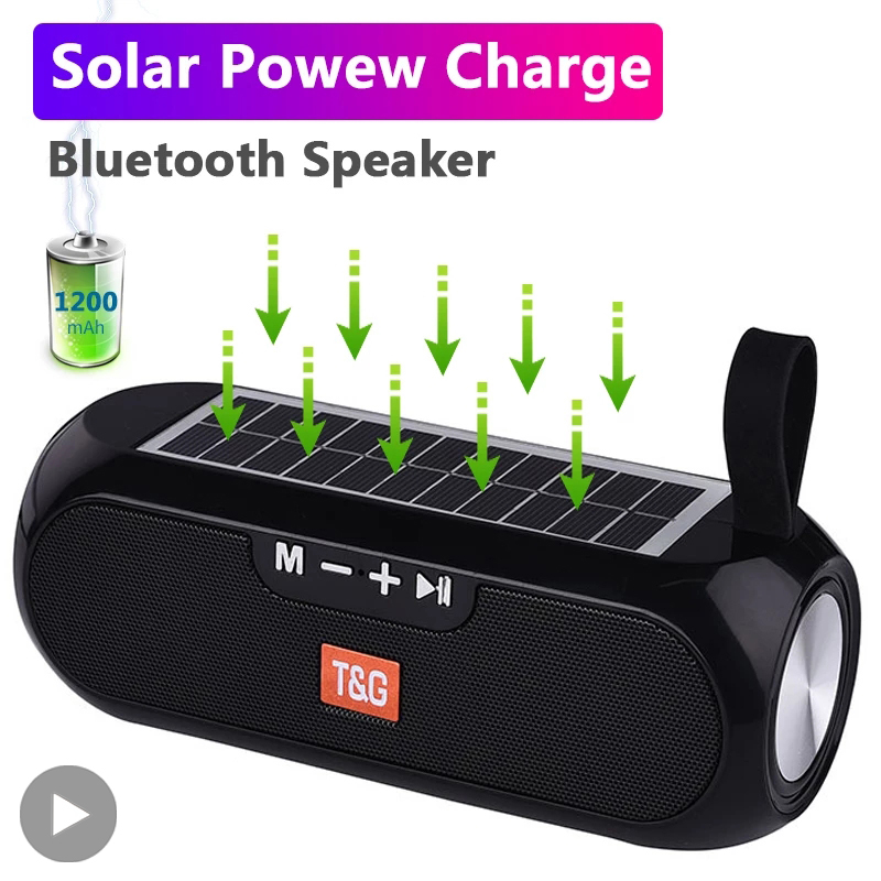 Audio Music System For Home - Radio solaire FM extérieur Portable sans