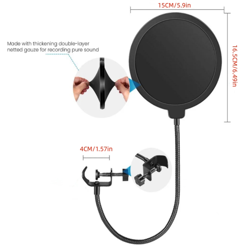 Accessoires de micro MF6, filt - Recording Pop Filter avis et prix
