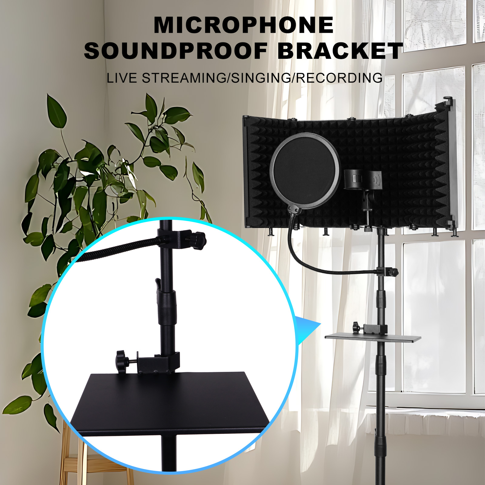 Cabine d'isolation pour microp - Recording Pop Filter avis et prix