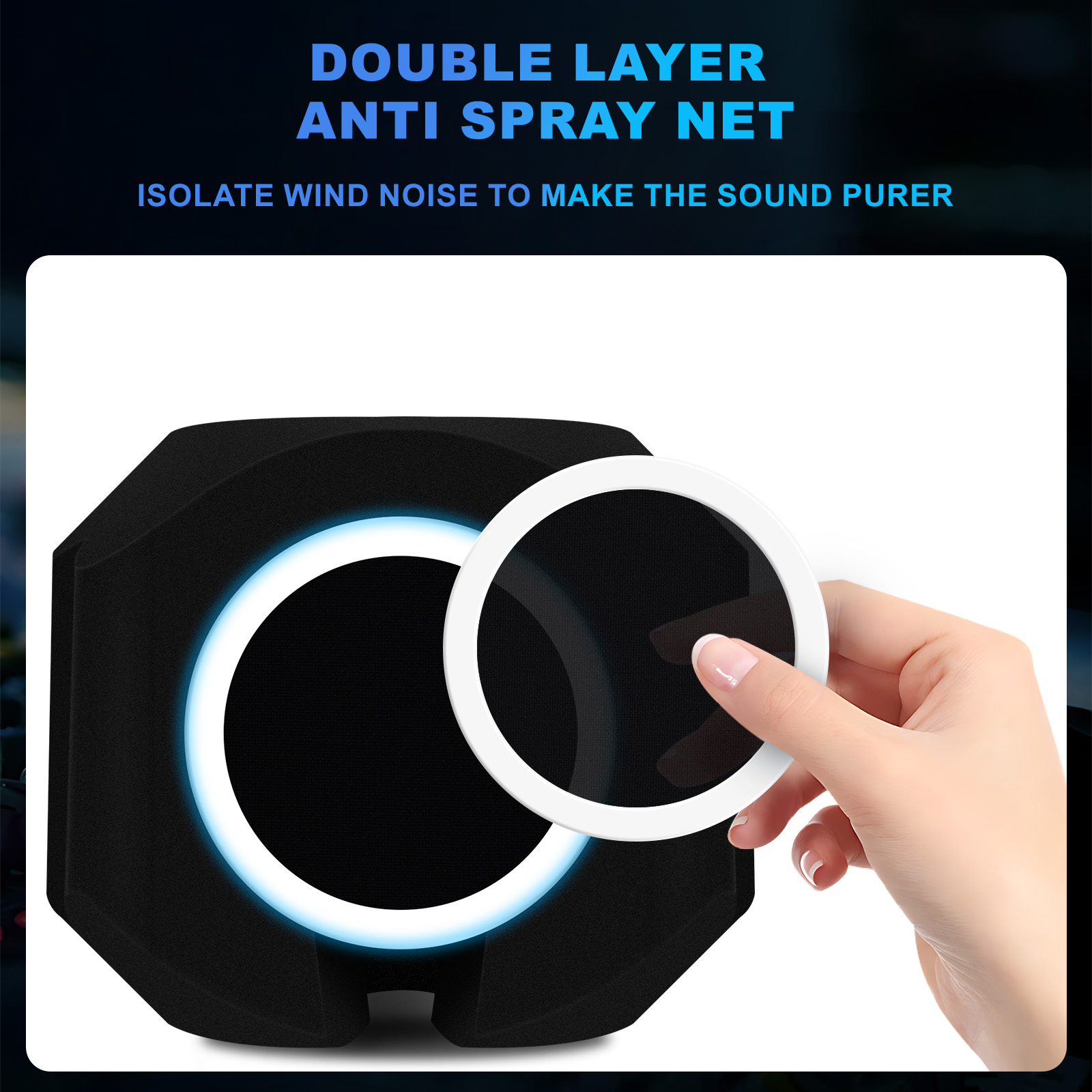 Bouclier anti-vent pour Microp - Recording Pop Filter avis et prix