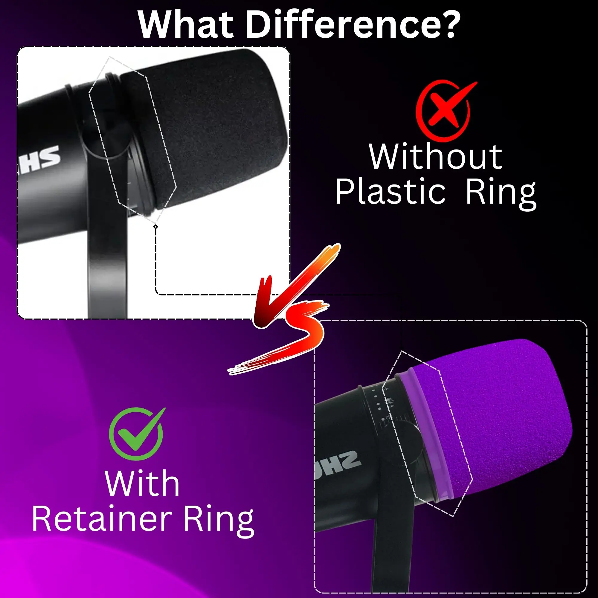 Mousse anti-vent pour micropho - Recording Pop Filter avis et prix