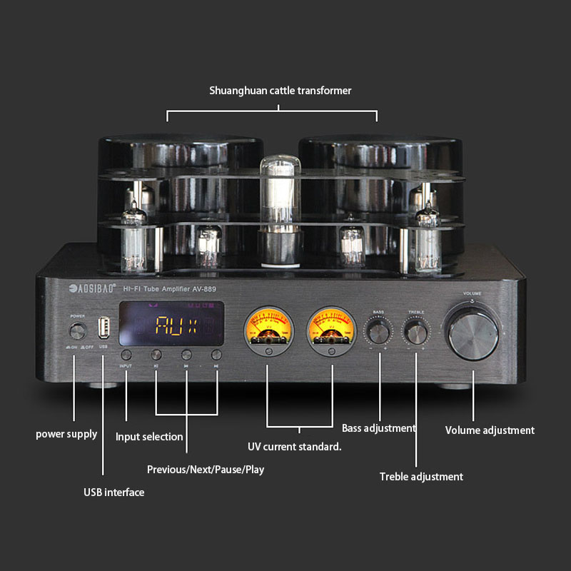 【HOT】220V 200W*2 Amplificateur - Audio Youtube Music Free avis et prix