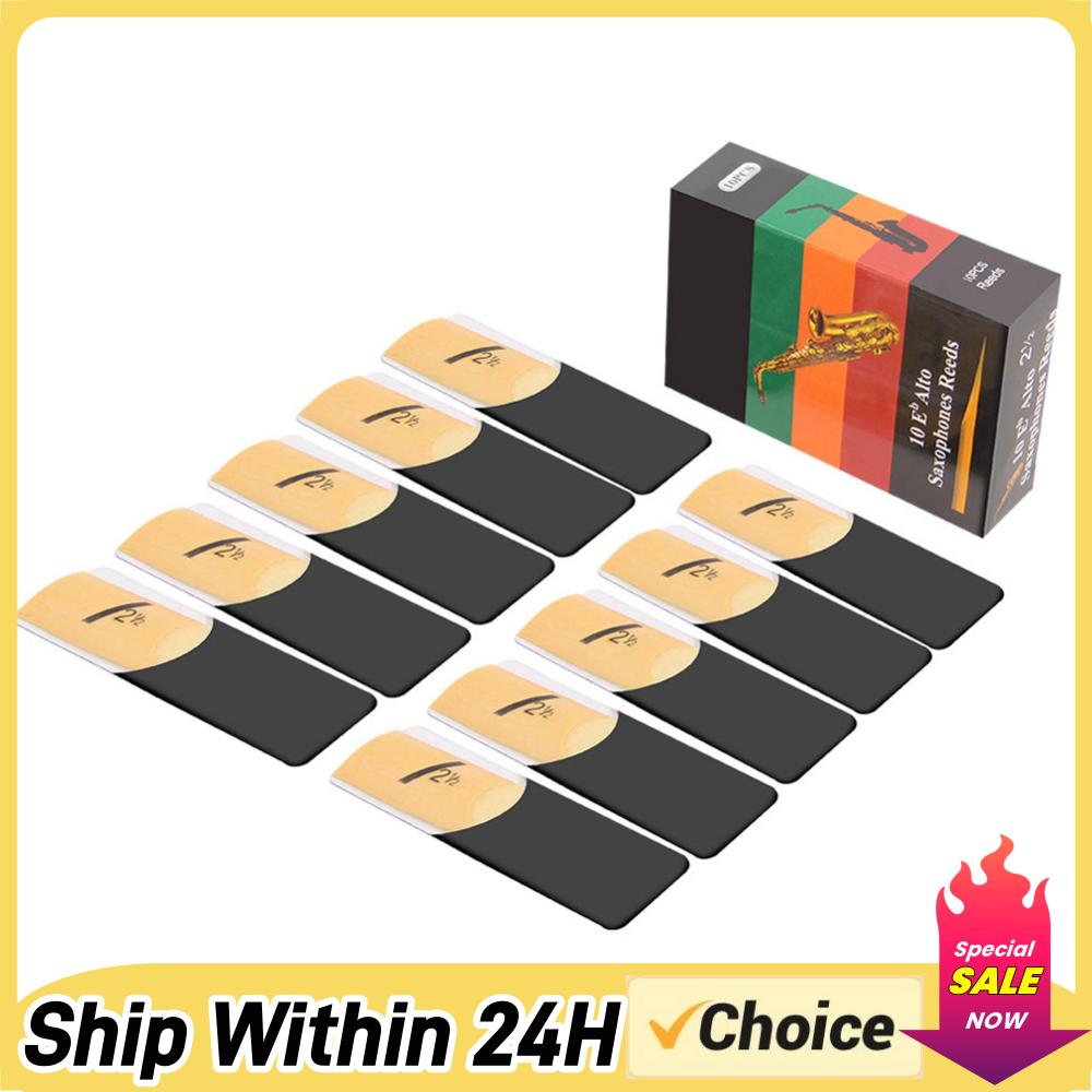 Lot de 10 anches pour saxophon - Saxophone Reed Pack avis et prix