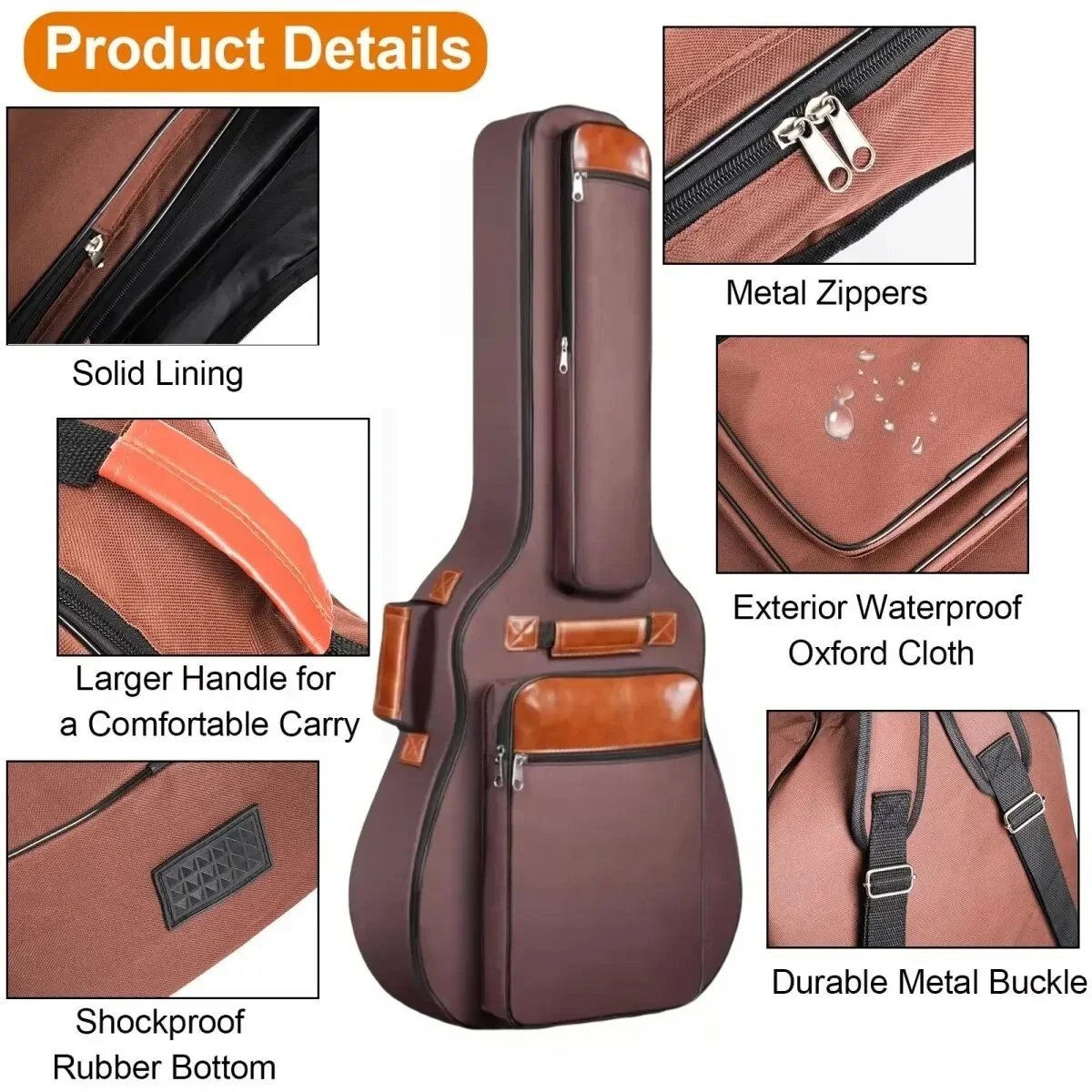 Housse de Guitare Acoustique É - Guitar Strap Padded avis et prix