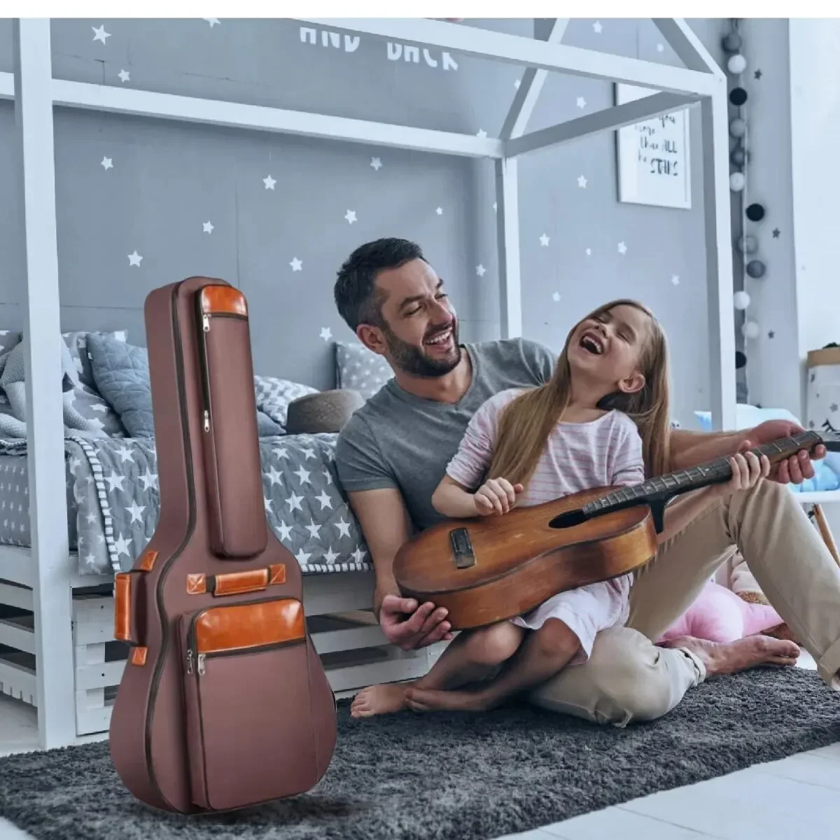 Housse de Guitare Acoustique É - Guitar Strap Padded avis et prix