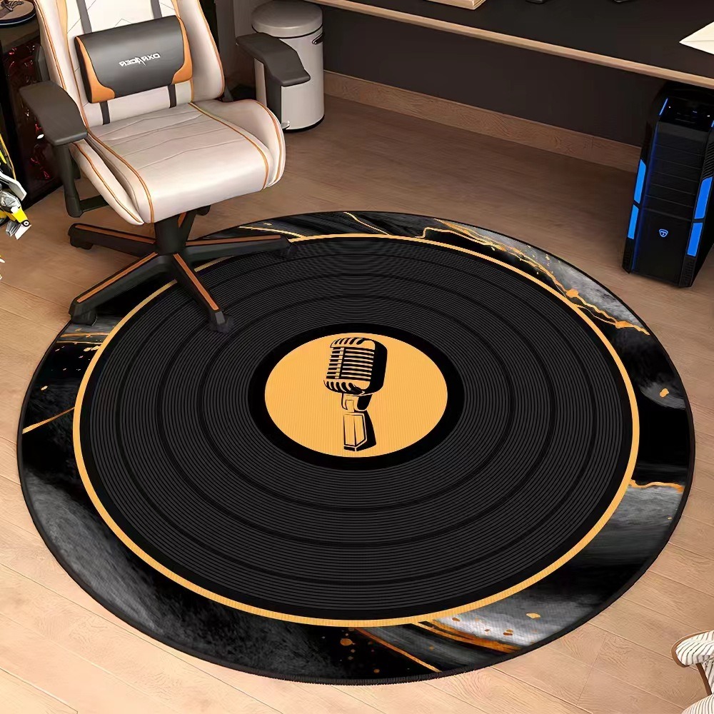 Tapis de porte rond avec motif - Audio Vibes Music avis et prix