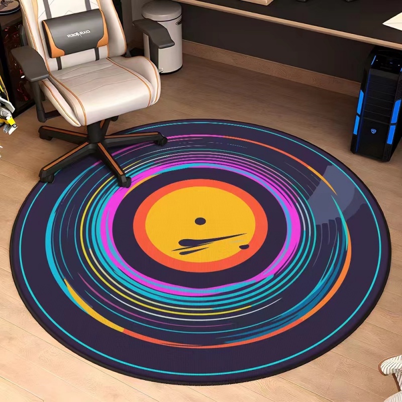 Tapis de porte rond avec motif - Audio Vibes Music avis et prix