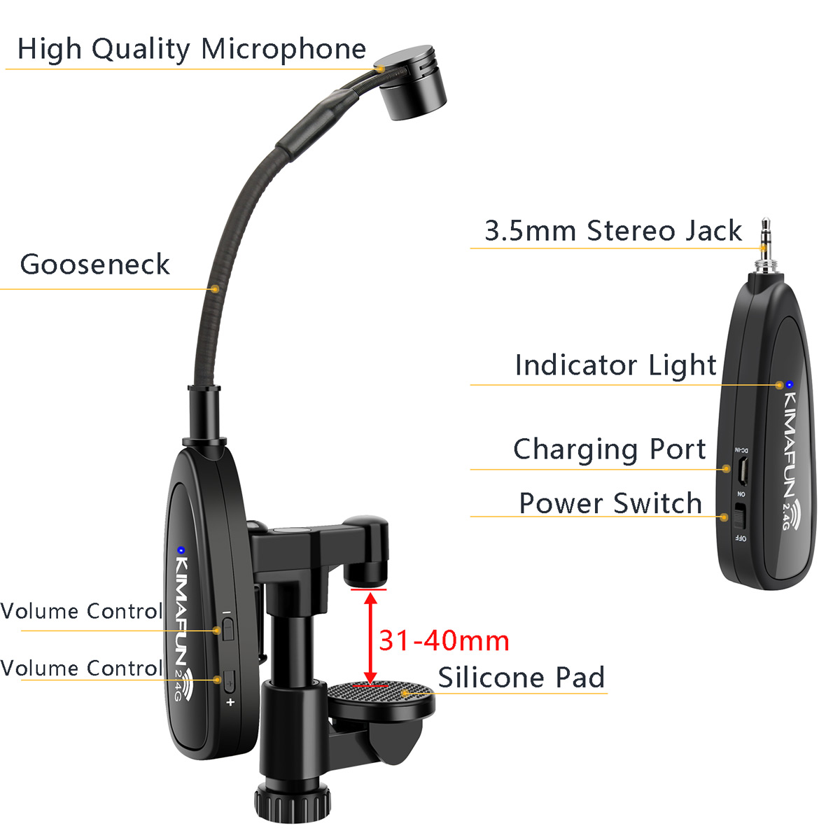 Ktenstein FUN-Microphone music - Audio Youtube Music Free avis et prix